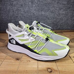 The North Face Oxeye Tech Men's 13 Running‎ Shoes Sneakers White/ Led Yellow